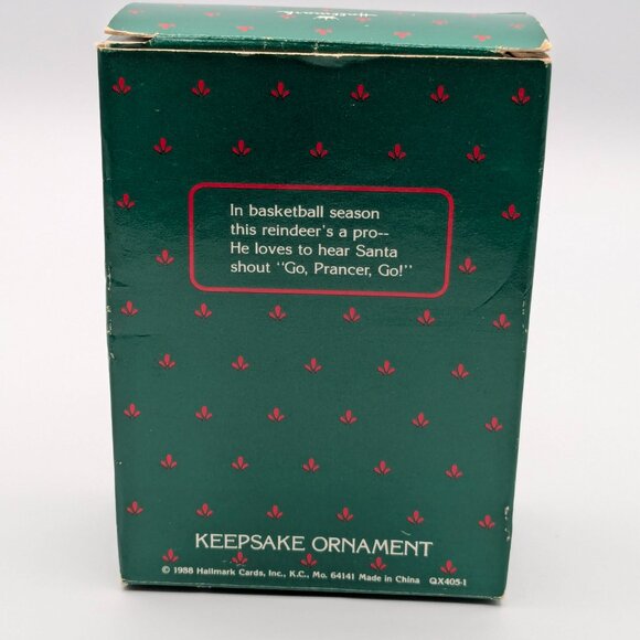 Hallmark Keepsake Reindeer Champs Prancer 1988, 3rd in Reindeer Champs Series - Picture 9 of 11